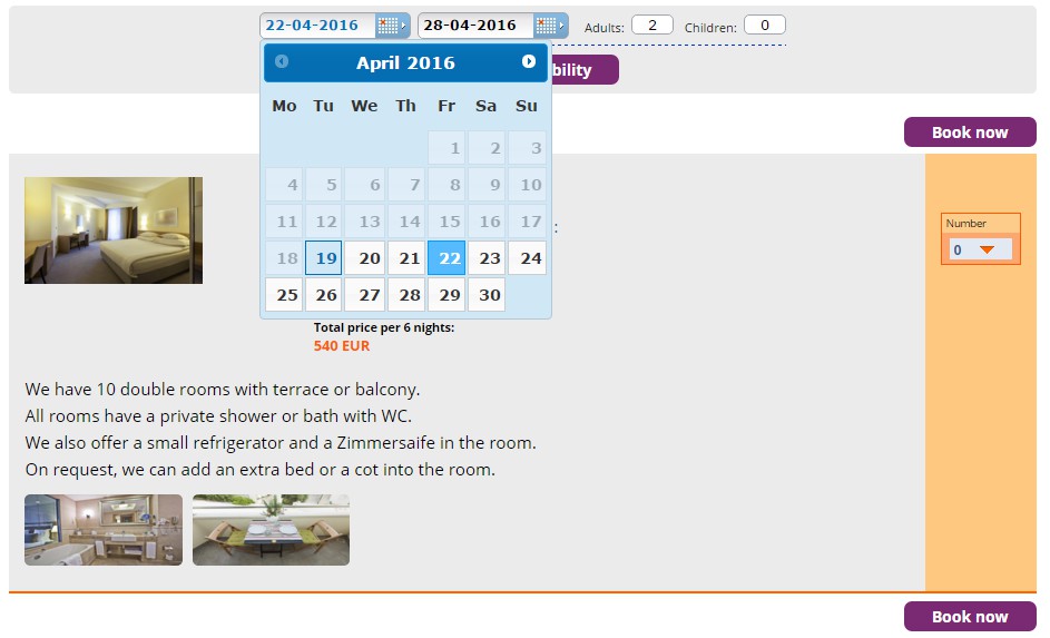 Rezervační systém pro Vaši webovou stránku